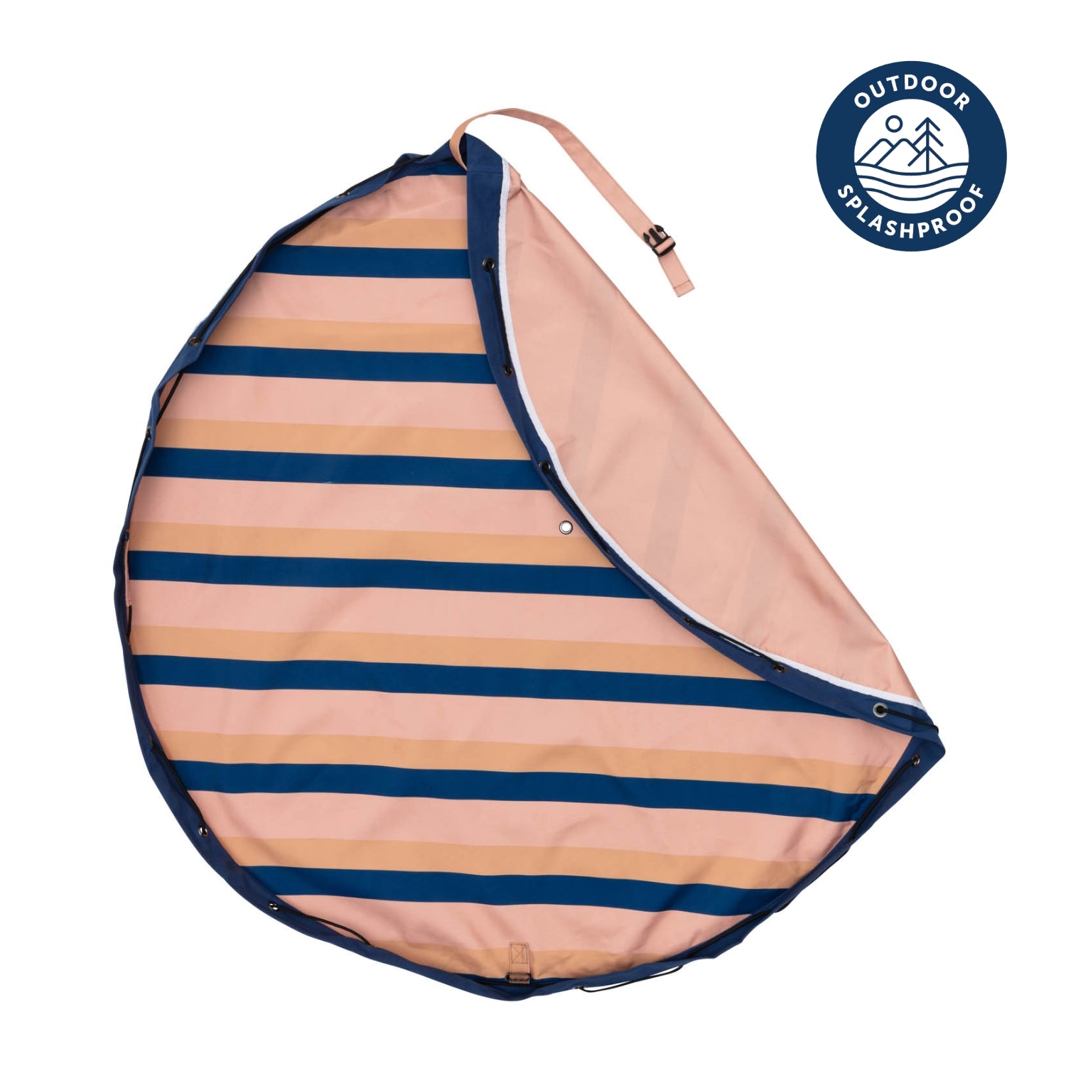 Outdoor storage bag Mokka Stripes