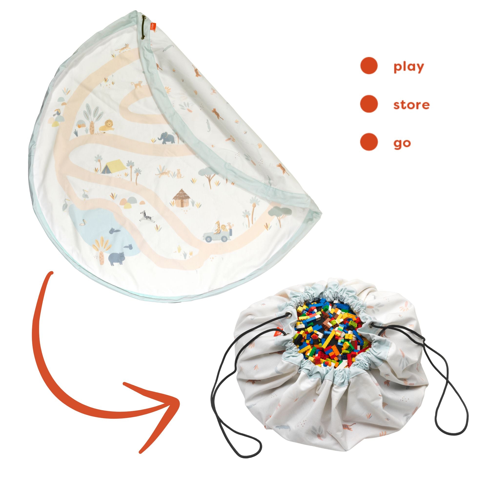 Jungle Toy Storage Bag