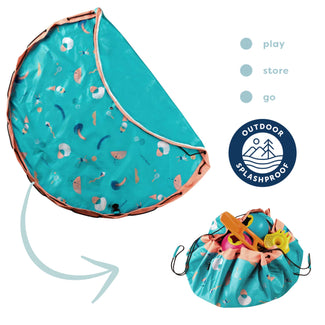 Outdoor storage bag play