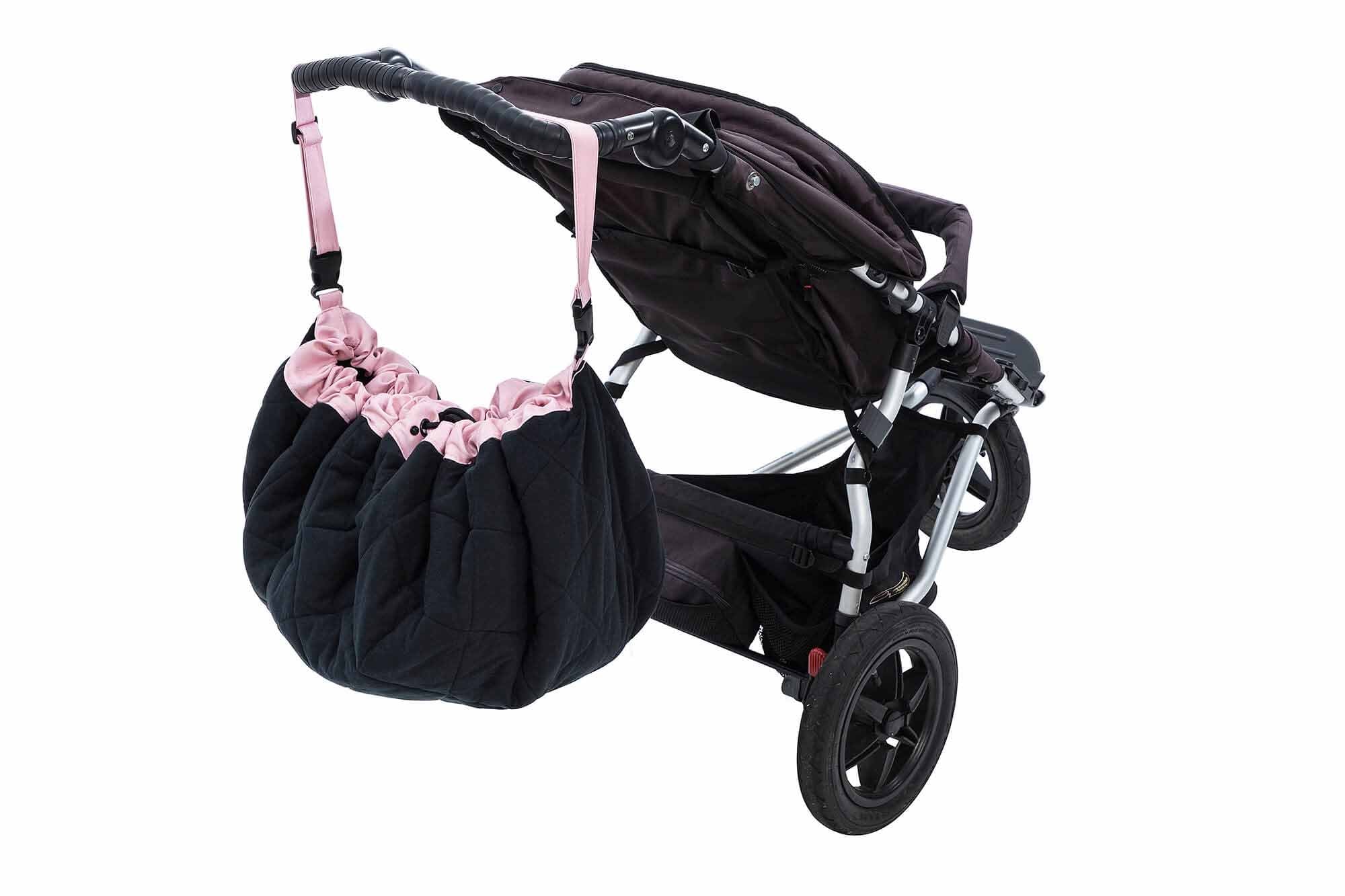 Play&Go Soft Flowers storage bag playmat hanging on troller