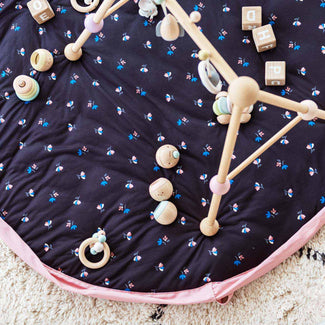 Flowers baby playmat - bag