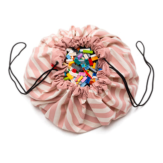 Stripes Pink New Toy Storage Bag