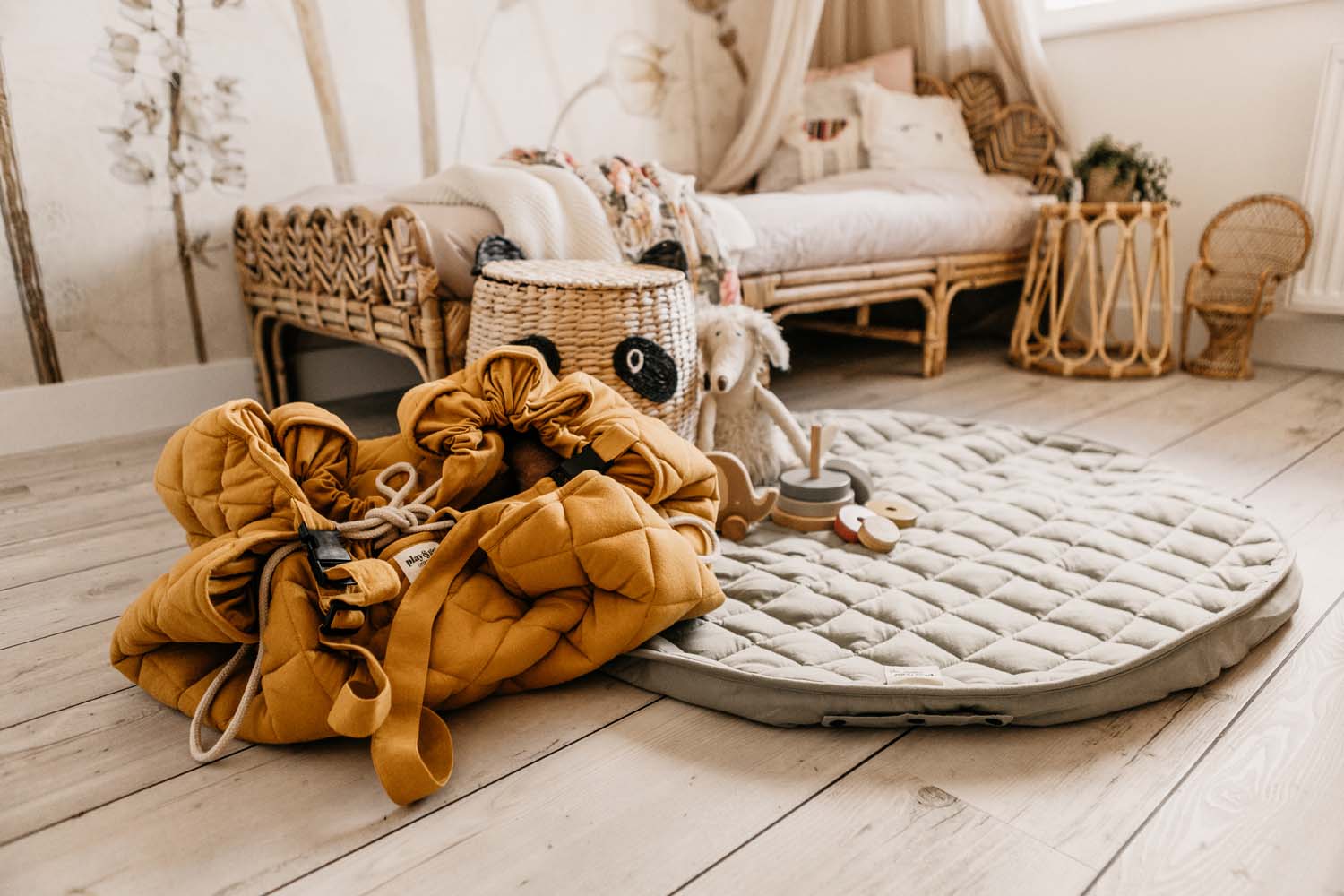 Meadow Green organic babymat