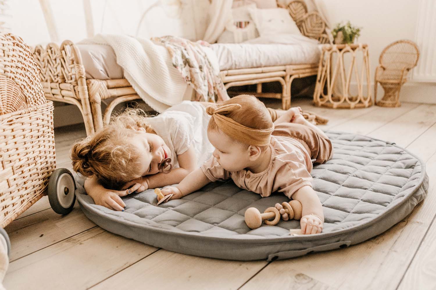 Meadow Green organic babymat