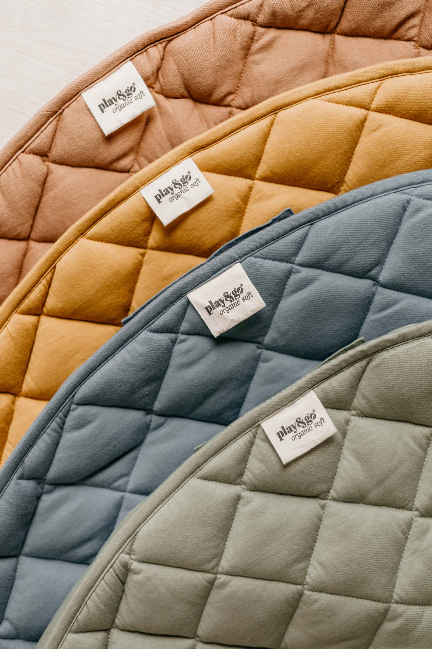 Dusty Blue organic babymat