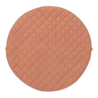 Tawny brown organic babymat