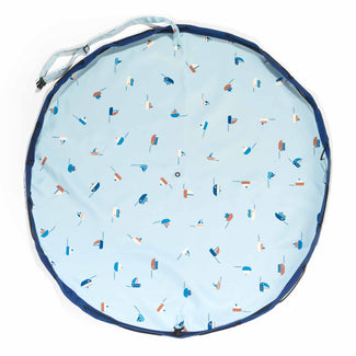 outdoor - playmat & toy bag - boats