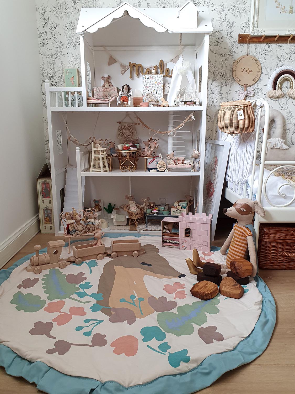 Deer baby playmat - bag