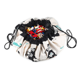 playmat & toy bag - worldmap/stars