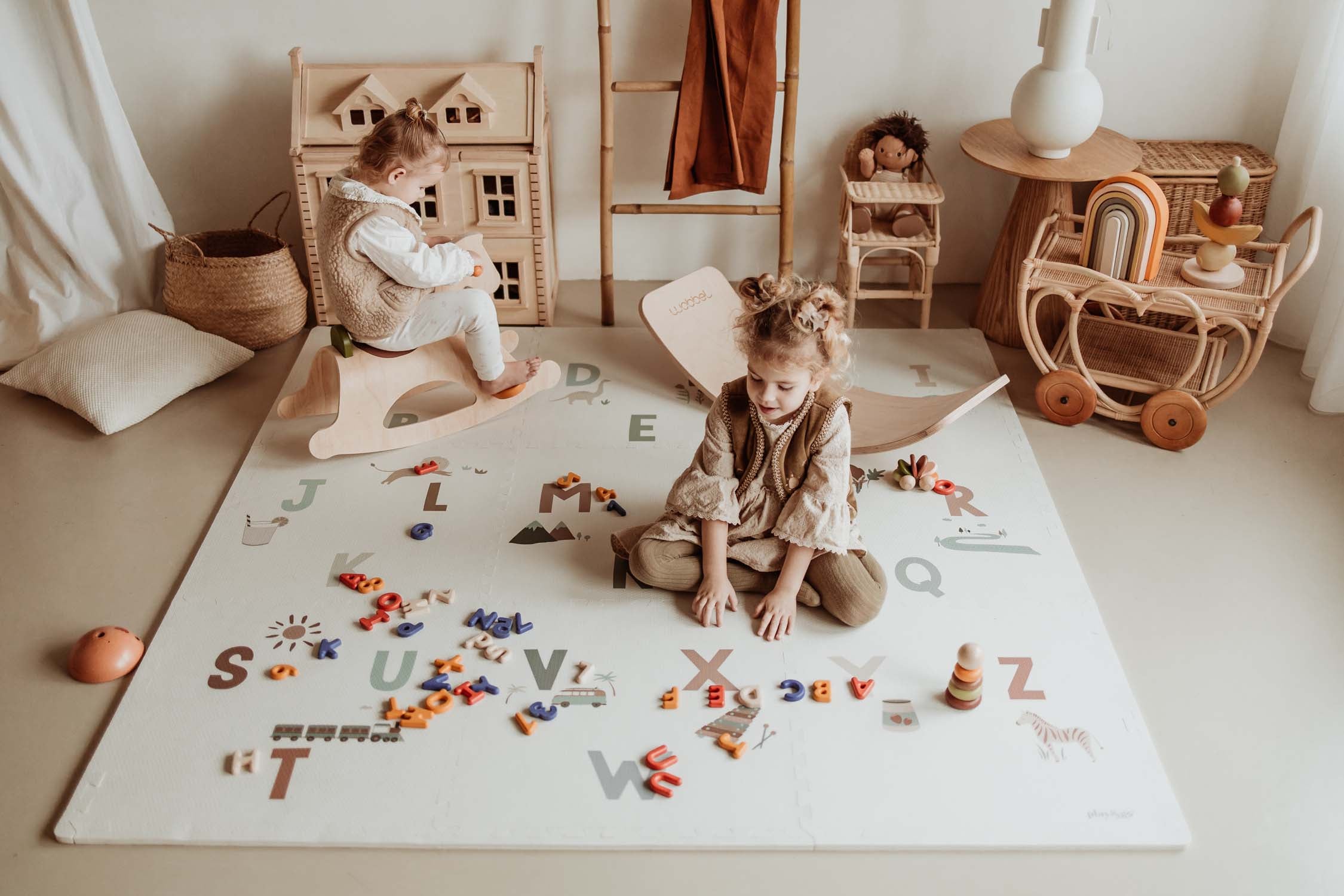Alphabet/Terrazzo puzzlemat