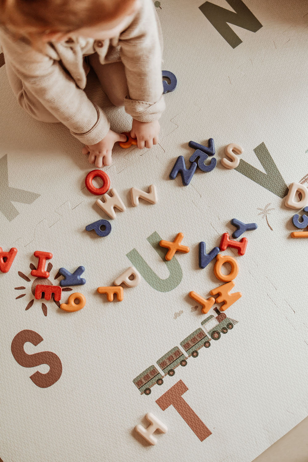 Alphabet/Terrazzo puzzlemat