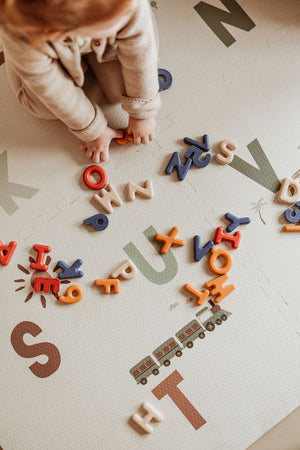 Alphabet/Terrazzo puzzlemat