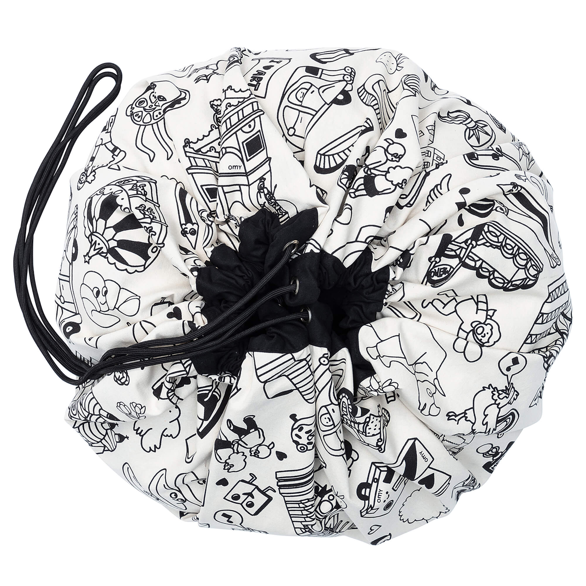 Play&Go storage bag and play mat, stylish, closed