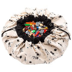 Space glow in the dark toy storage bag