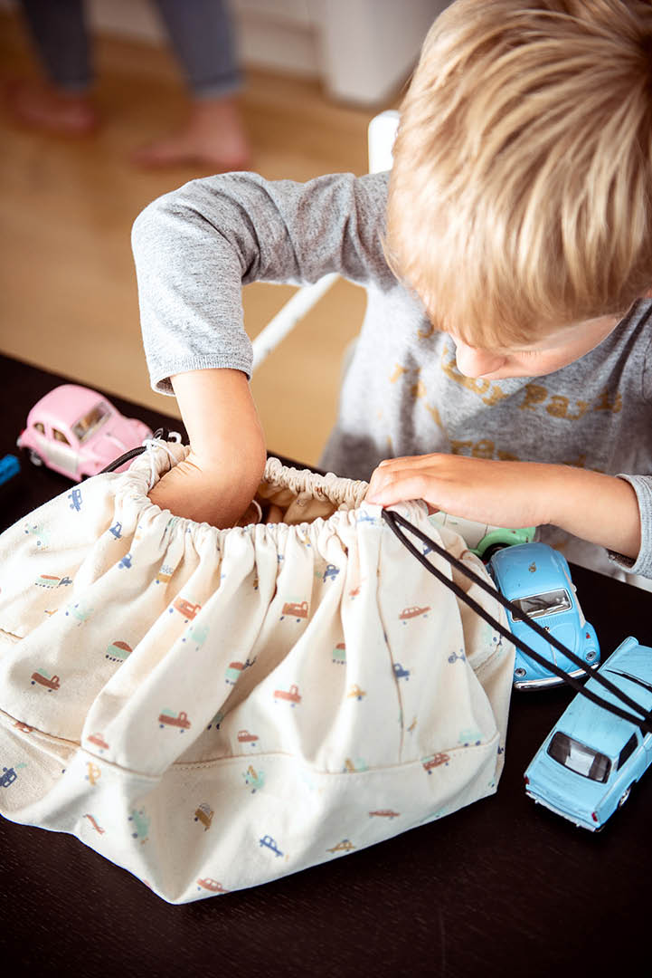 Mini cars toy storage bag, toys all interiors