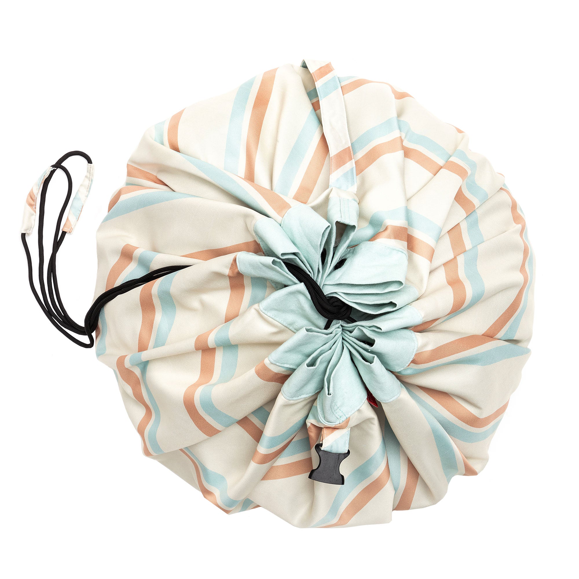 product picture Play&Go outdoor storage bag and play mat, stripes, closed