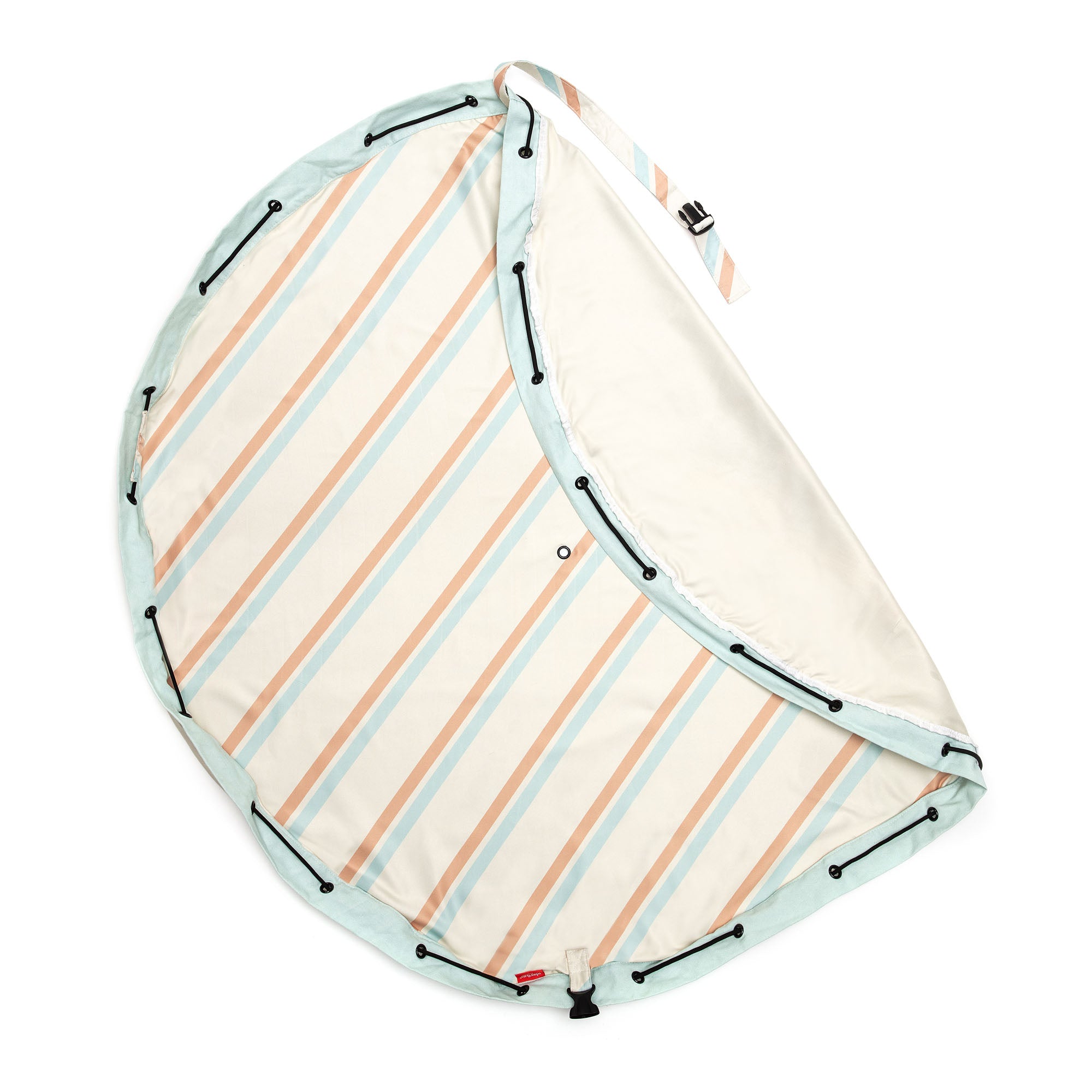 Play&Go outdoor storage bag and play mat, stripes, folded piece