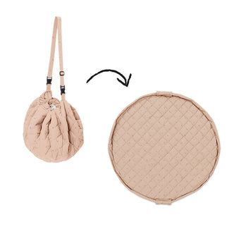 organic soft babymat & bag - fleuri