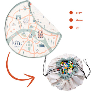 Paris Map Toy Storage Bag