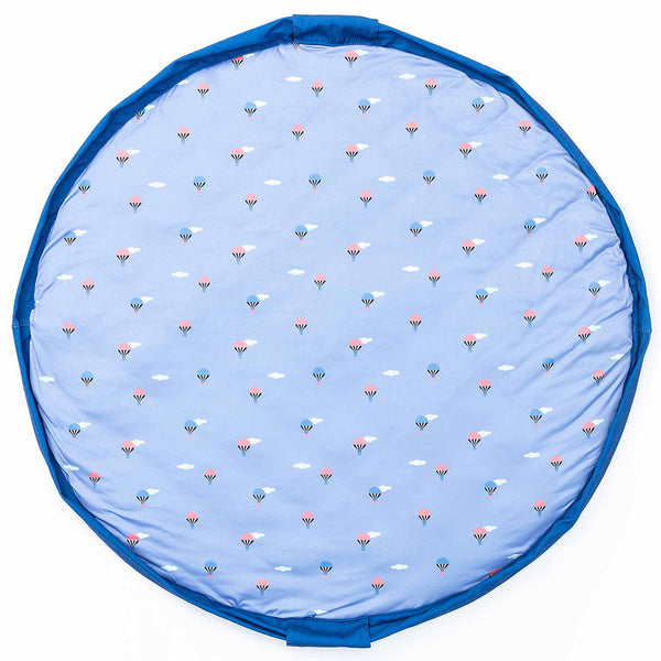 detail picture soft padded Air Balloon baby playmat - bag