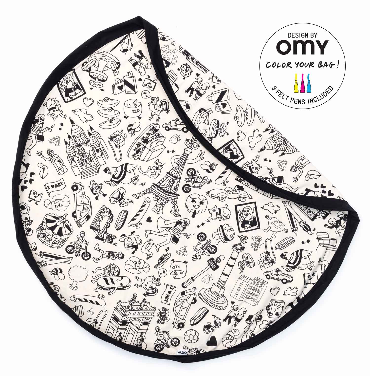 Omy Paris toy storage bag - Play & Go store