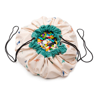 playmat & toy bag - dino