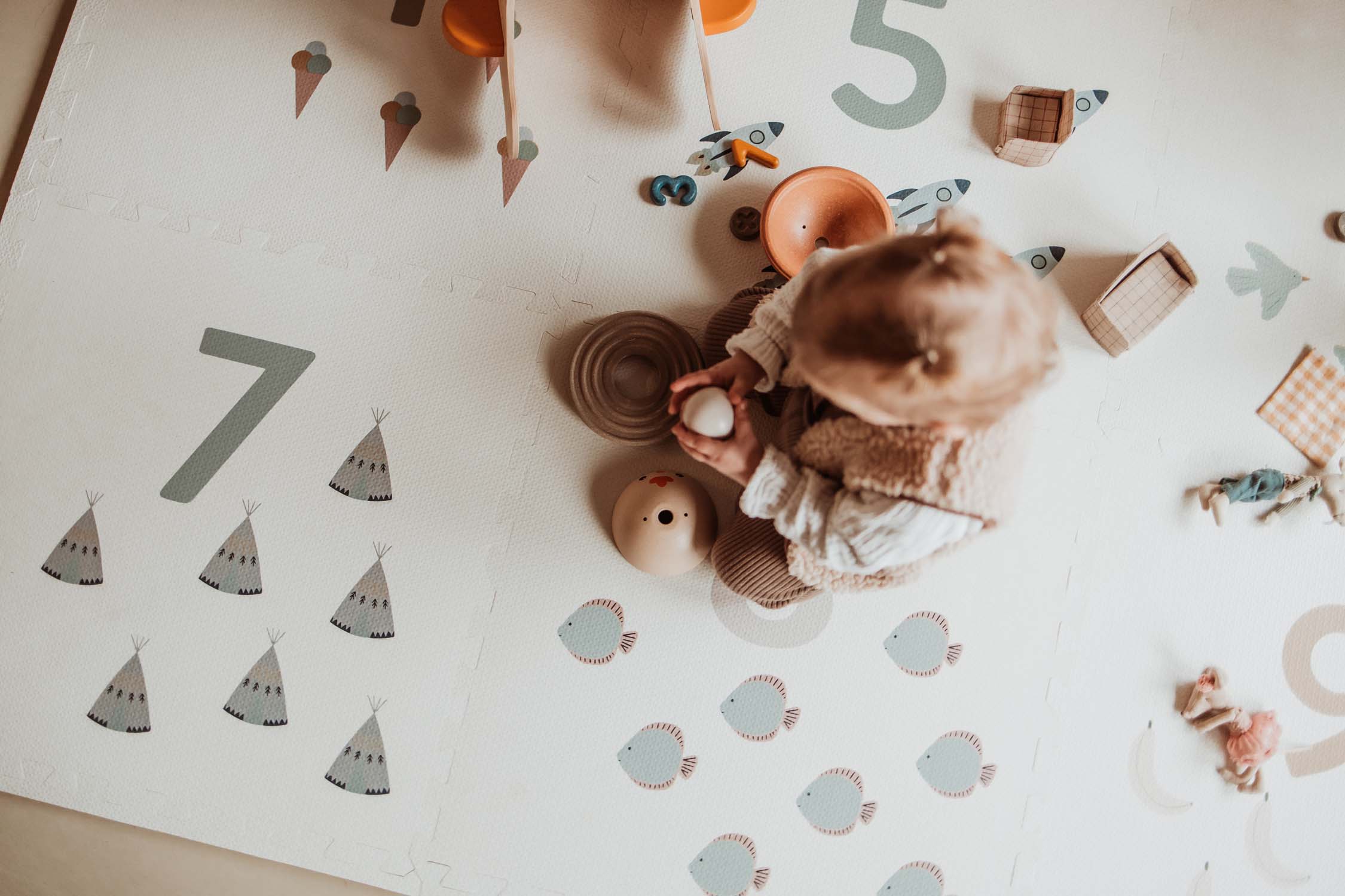 Numbers/ Dots puzzlemat - Play & Go store